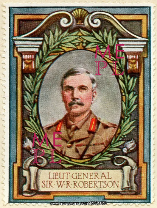 : Field Marshal Sir Robertson / Stamp : Field Marshal Sir Robertson / Stamp