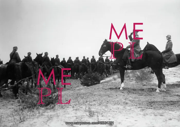 : Field parade of the 1st Cavalry Division - Eastern Front : Field parade of the 1st Cavalry Division - Eastern Front