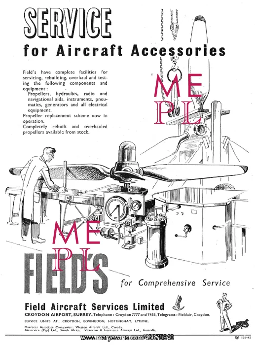  : Fields Aircraft Services - Aircraft