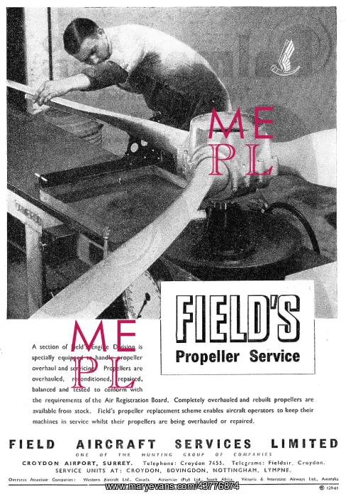 : Fields Aircraft Services, Maintenance : Fields Aircraft Services, Maintenance