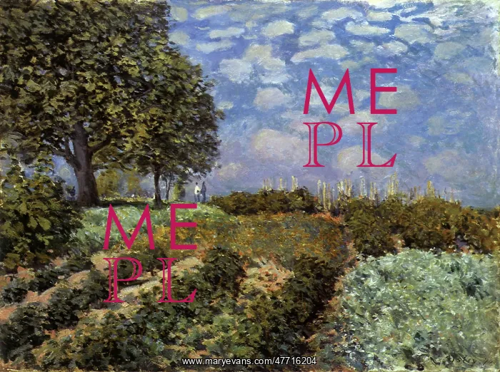  : The Fields, by Alfred Sisley