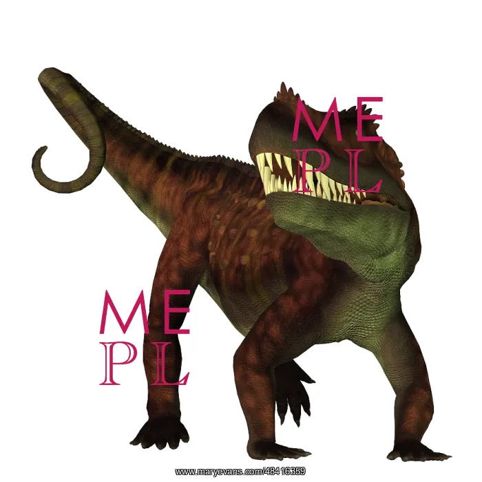 : A fierce Prestosuchus dinosaur : A fierce Prestosuchus dinosaur