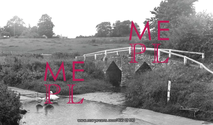  : Fifehead Neville, the Packhorse Bridge c1955