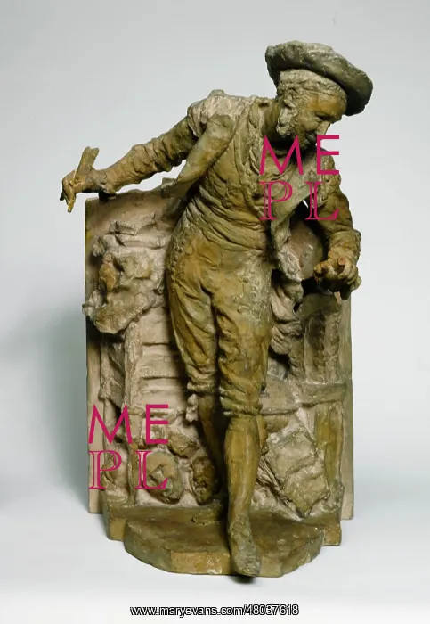 : Figaro. Jean-Baptiste Carpeaux (1827-1875). Figaro. Patinated terracotta, 1873 : Figaro. Jean-Baptiste Carpeaux (1827-1875). Figaro. Patinated terracotta, 1873
