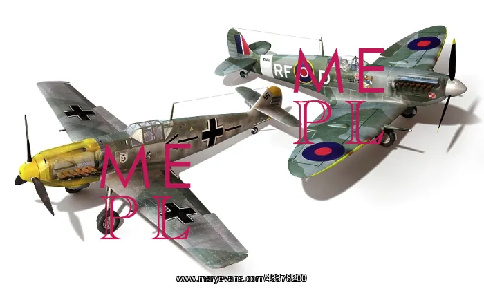 : Two figher planes used during the Battle of Britain : Two figher planes used during the Battle of Britain