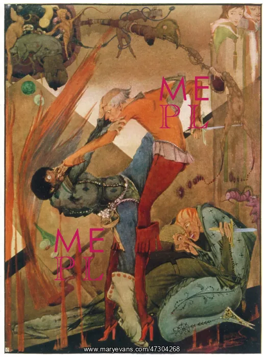  : The Fight in Auerbach's Cellar - Harry Clarke
