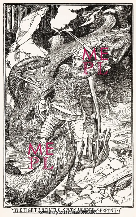 : The Fight With the Seven-Headed Serpent - The Two Brothers : The Fight With the Seven-Headed Serpent - The Two Brothers