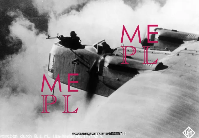: Fighter plane in dogfight, 1937 : Fighter plane in dogfight, 1937