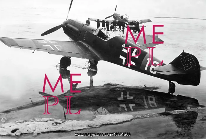 : Fighter plane Messerschmitt Me 109, 1940 : Fighter plane Messerschmitt Me 109, 1940
