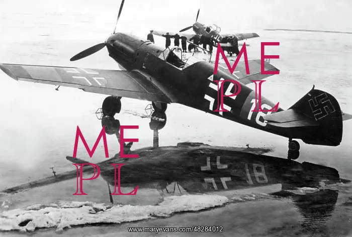 : Fighter plane Messerschmitt Me 109, 1940 : Fighter plane Messerschmitt Me 109, 1940