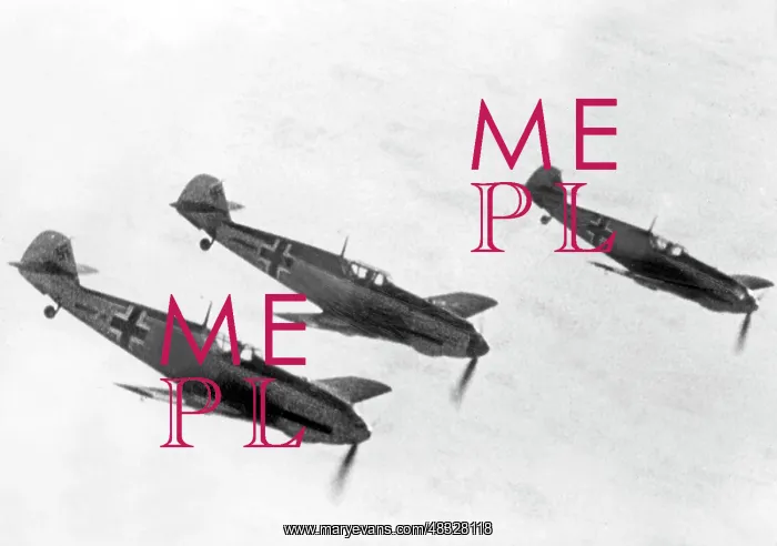 : Fighter plane Messerschmitt Me 109, 1940 : Fighter plane Messerschmitt Me 109, 1940
