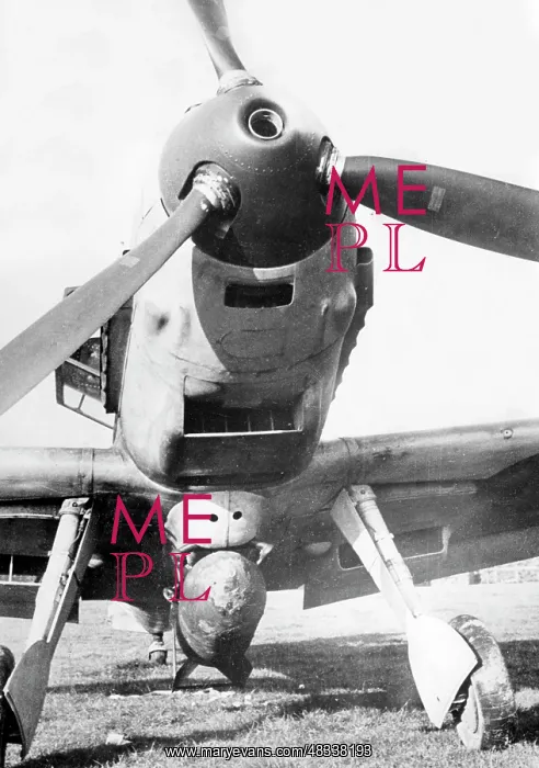: Fighter plane Messerschmitt Me 109, 1940 : Fighter plane Messerschmitt Me 109, 1940