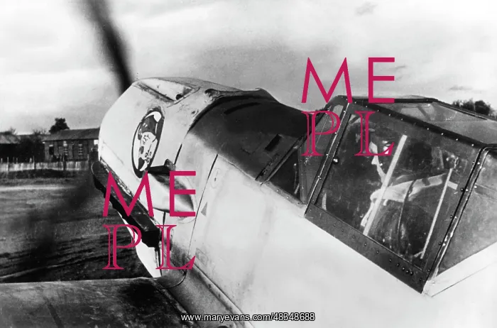 : Fighter plane Messerschmitt Me 109, 1940 : Fighter plane Messerschmitt Me 109, 1940