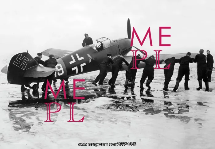 : Fighter plane Messerschmitt Me 109, 1941 : Fighter plane Messerschmitt Me 109, 1941