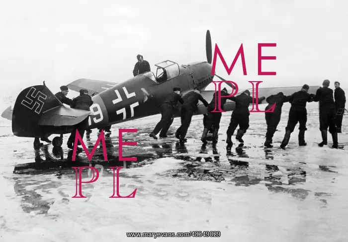 : Fighter plane Messerschmitt Me 109, 1941 : Fighter plane Messerschmitt Me 109, 1941