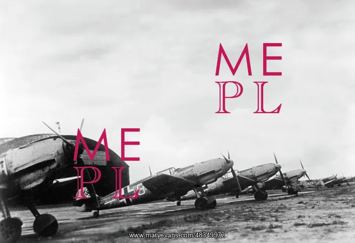 : Fighter plane Messerschmitt Me 109, 1942 : Fighter plane Messerschmitt Me 109, 1942