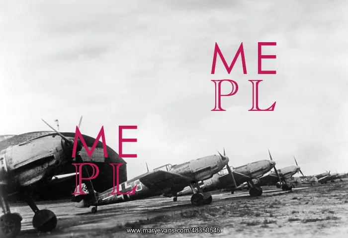 : Fighter plane Messerschmitt Me 109, 1942 : Fighter plane Messerschmitt Me 109, 1942