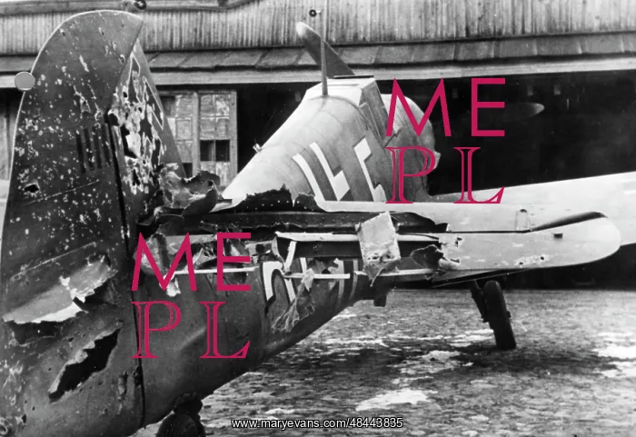 : Fighter plane Messerschmitt Me 109, 1942 : Fighter plane Messerschmitt Me 109, 1942