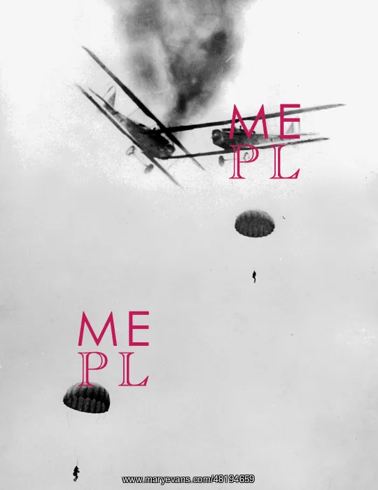 : Two Fighter Planes Collide during a Battle of World War I, 1 : Two Fighter Planes Collide during a Battle of World War I, 1