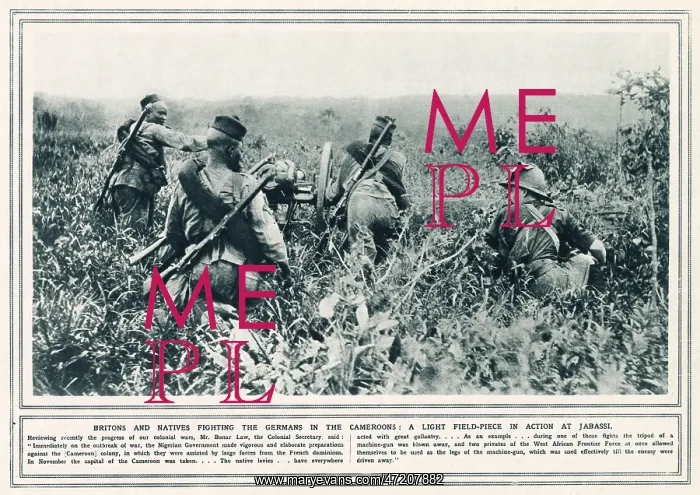 : Fighting the Germans in Cameroons 1915 : Fighting the Germans in Cameroons 1915