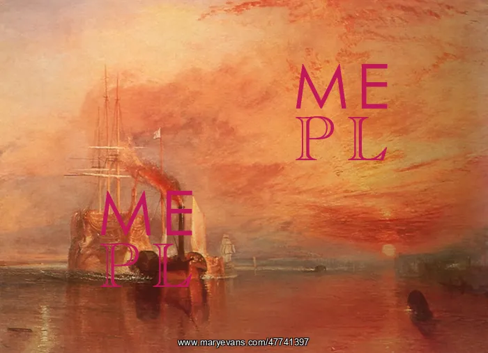 : The Fighting Temeraire tugged to her last Berth, by Turner : The Fighting Temeraire tugged to her last Berth, by Turner