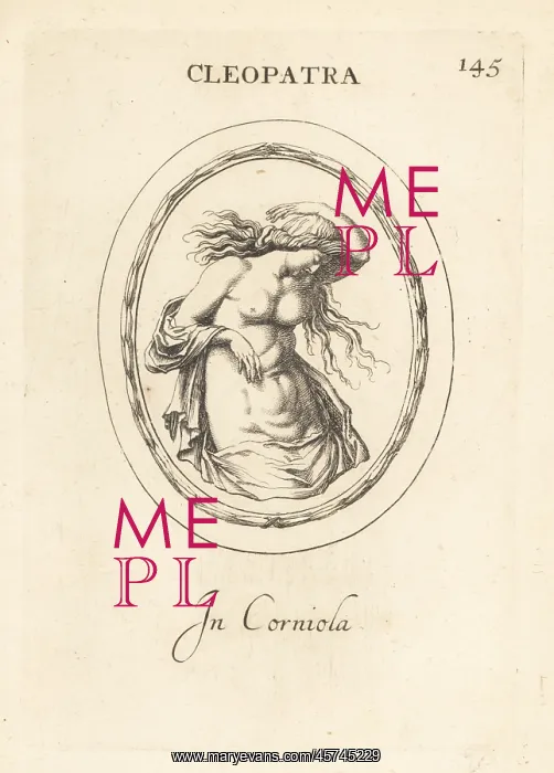 : Figure of the death of Cleopatra, Queen of Egypt : Figure of the death of Cleopatra, Queen of Egypt