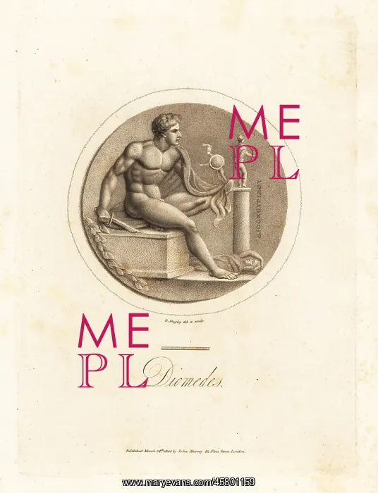 : Figure of Diomedes, with the Palladium : Figure of Diomedes, with the Palladium