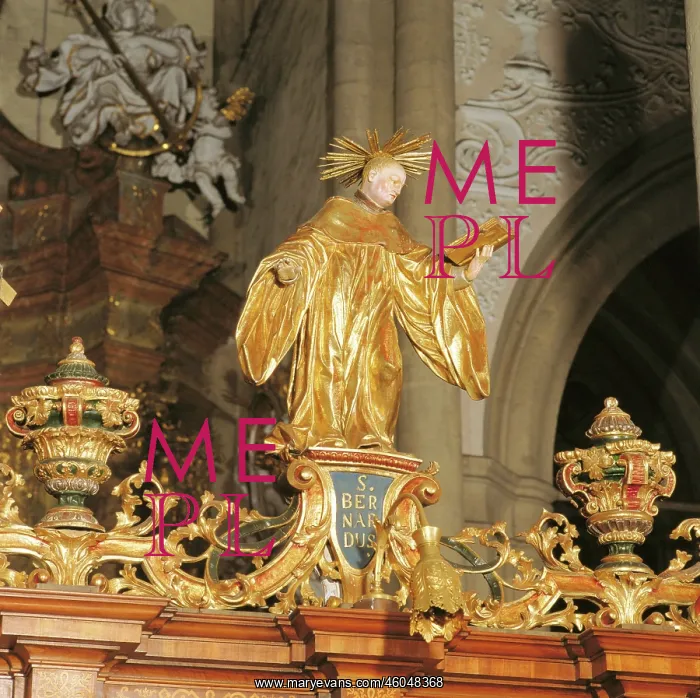 : Figure of the Holy Bernhard : Figure of the Holy Bernhard