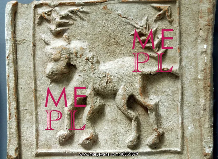  : Figure of a horse. Terracotta