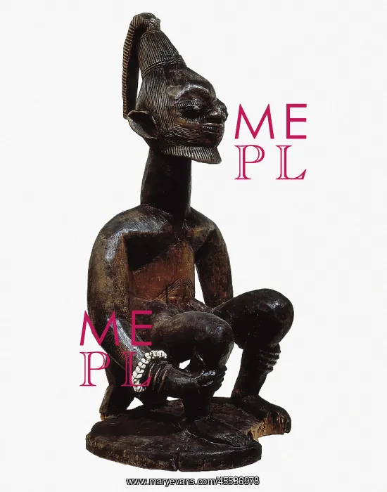 : Figure on a log. Yoruba art : Figure on a log. Yoruba art