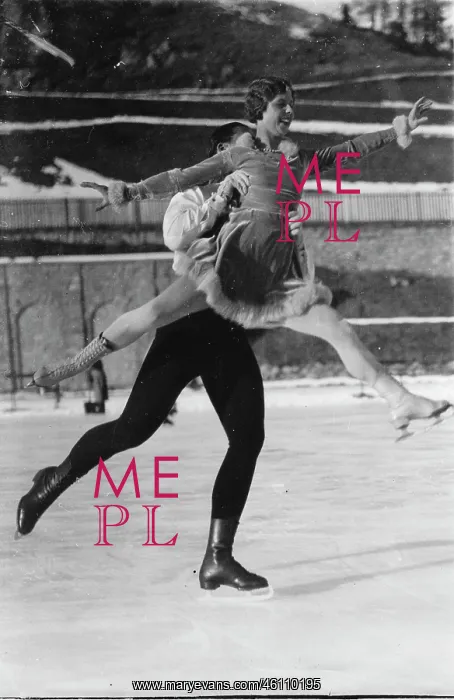 : The figure skater Mollie Phillips and : The figure skater Mollie Phillips and