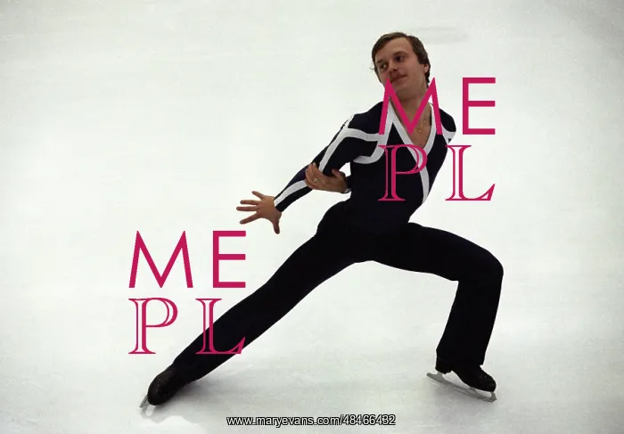 : Figure skater Vladimir Kotin, 1981 : Figure skater Vladimir Kotin, 1981