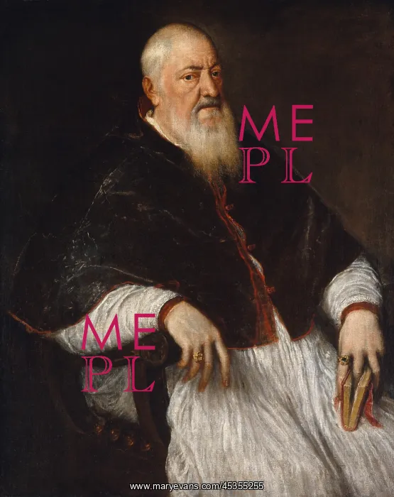 : Filippo Archinto, Archbishop of Milan, by Titian : Filippo Archinto, Archbishop of Milan, by Titian