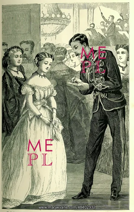  : Filling her dance card, or first dance