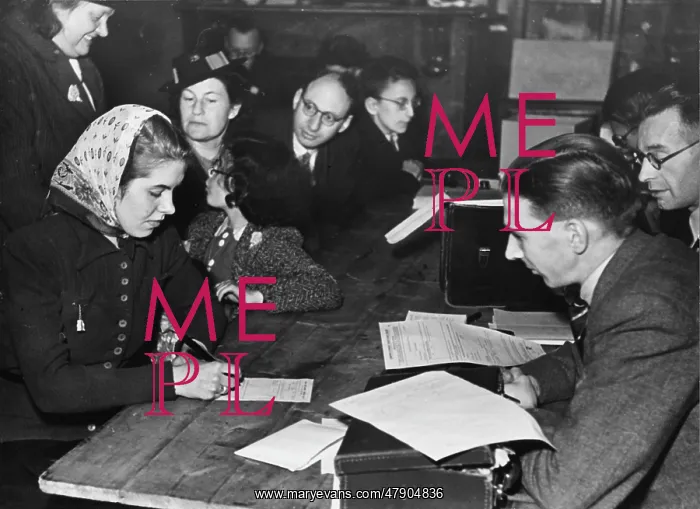 : Filling in Food ration card WWII : Filling in Food ration card WWII