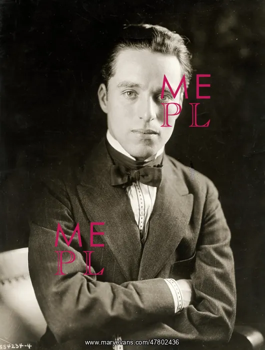  : Film actor Charlie Chaplin from the 1920s