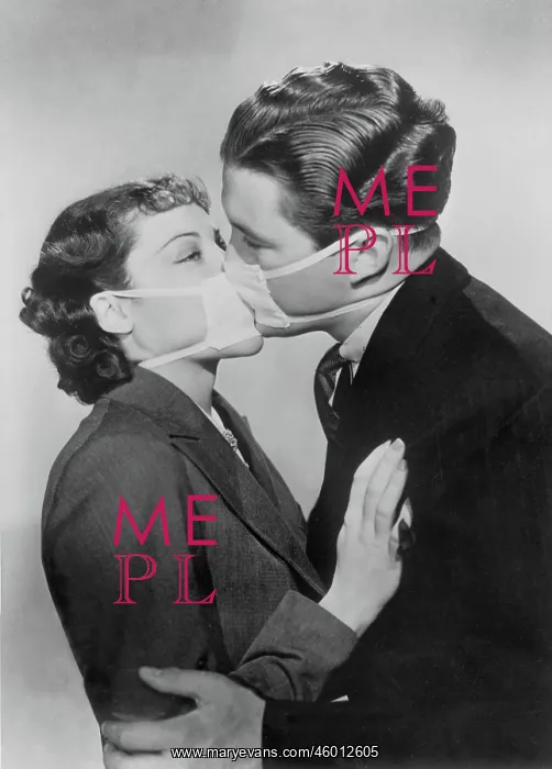  : Film kiss with protective mask