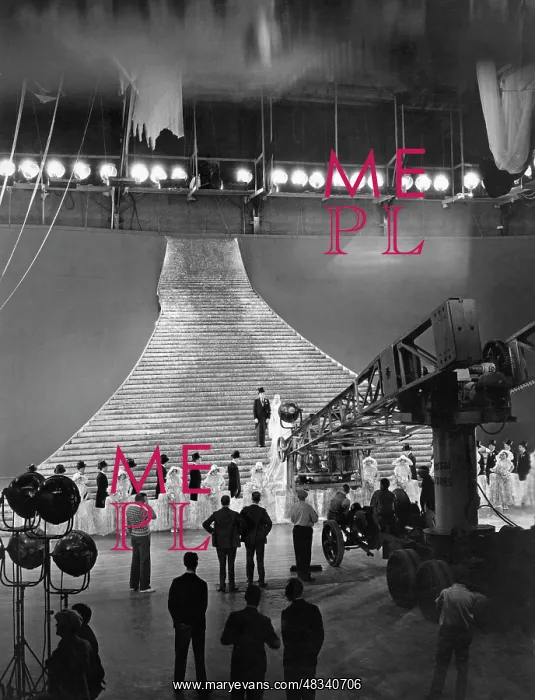 : Film set for The King of Jazz, 1930 : Film set for The King of Jazz, 1930
