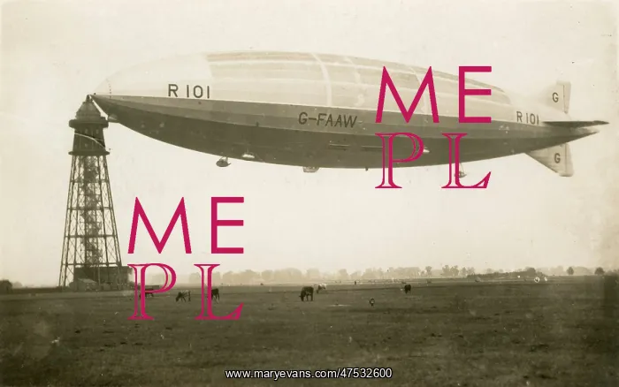  : The final flight of R 101, she crashed the next day