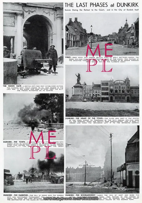 : Final phases during the evacuation of Dunkirk, WW2 : Final phases during the evacuation of Dunkirk, WW2