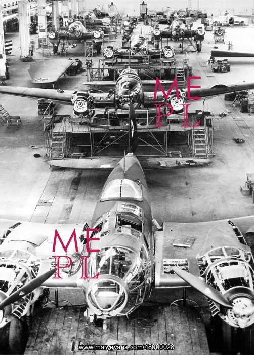 : Final stages of airplane production, WW2 : Final stages of airplane production, WW2