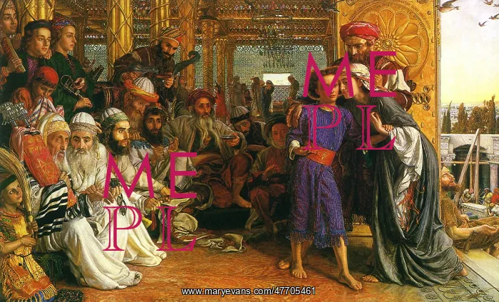 : The Finding of the Saviour in the Temple, by Holman Hunt : The Finding of the Saviour in the Temple, by Holman Hunt