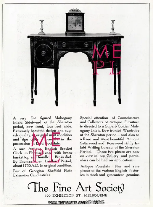: The Fine Art Society Advertisement : The Fine Art Society Advertisement