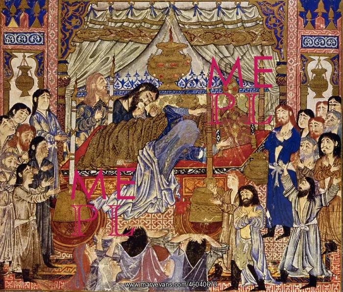 : fine arts, islamic art, Persia, miniature, catafalque : fine arts, islamic art, Persia, miniature, catafalque