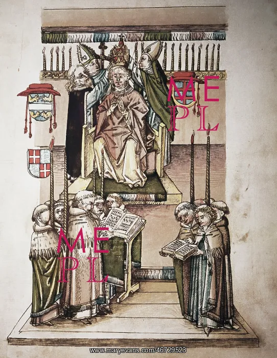 : fine arts, middle ages, miniature, Council of : fine arts, middle ages, miniature, Council of