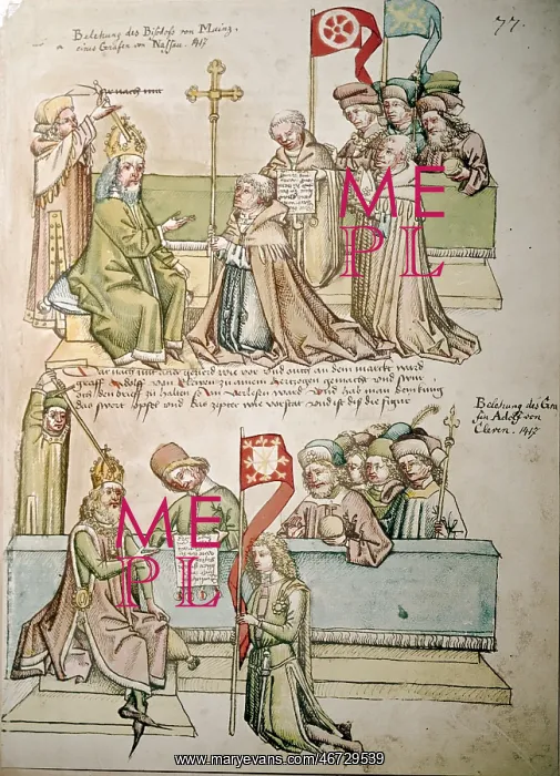 : fine arts, middle ages, miniature, Council of : fine arts, middle ages, miniature, Council of