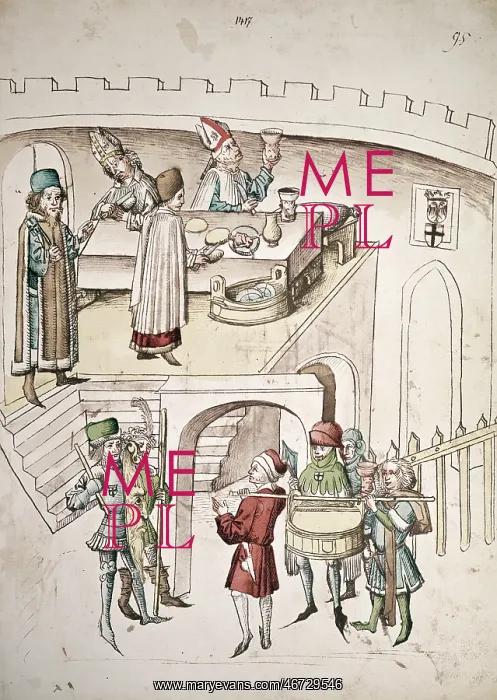 : fine arts, middle ages, miniature, Council of : fine arts, middle ages, miniature, Council of