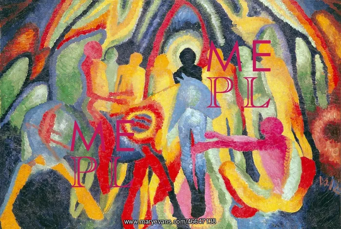 : fine arts, Morgner, Wilhelm (1891 - 1917), painting : fine arts, Morgner, Wilhelm (1891 - 1917), painting