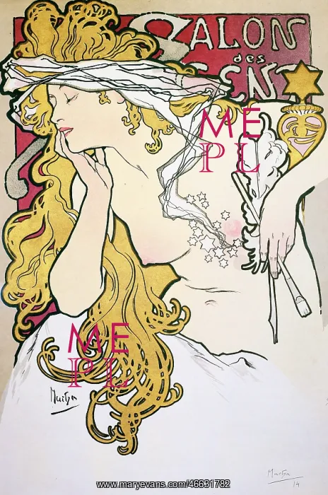 : fine arts, Mucha, Alphonse (1860 - 1939), poster : fine arts, Mucha, Alphonse (1860 - 1939), poster