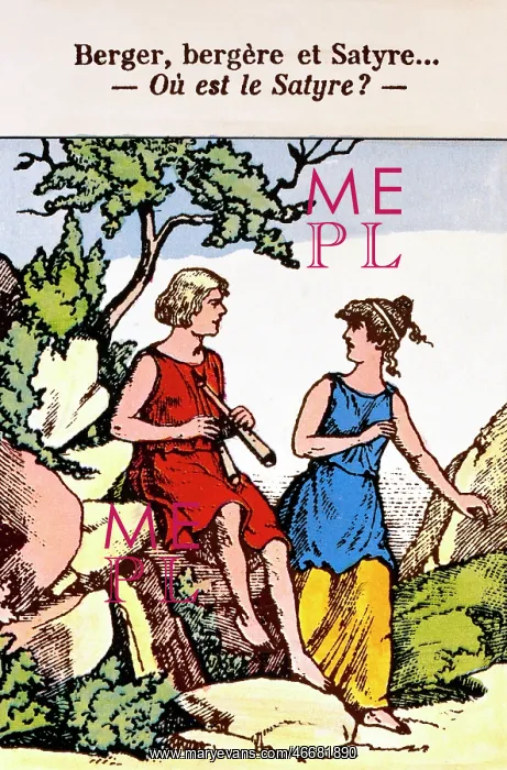 : fine arts, picture puzzle, Shepherd, Shepherdess : fine arts, picture puzzle, Shepherd, Shepherdess